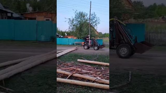 respect #shorts #минипогрузчик помогает! смотреть онлайн