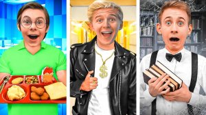 Хороший ученик vs Плохой ученик | Богатые и Бедные в школе дяди Грега