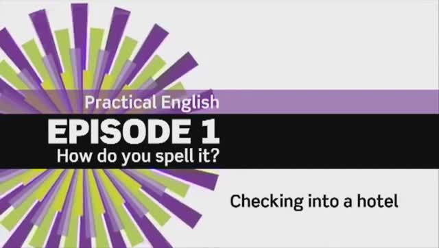 English File - beginner - E1 - 2 - Checking into a hotel