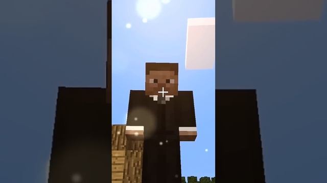 Админ разбанил самого опасного жителя #деревня #minecraft #