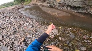 Горная рыбалка после редакции речки тайфунами. Сентябрь 2023