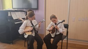 Дуэт домристов. Дуэт-шутка на тему А. Цфасмана "Неудачное свидание"