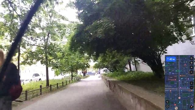 Велопрогулка СП-б ВО 5-я линия от наб. реки Смоленки до Университетской наб