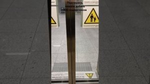 Лифт KONE со стеклянным купе в аэропорту Шереметьево #мо