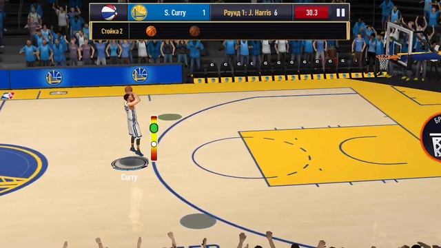забил данк.играю в NBA Live mobile. смотреть онлайн