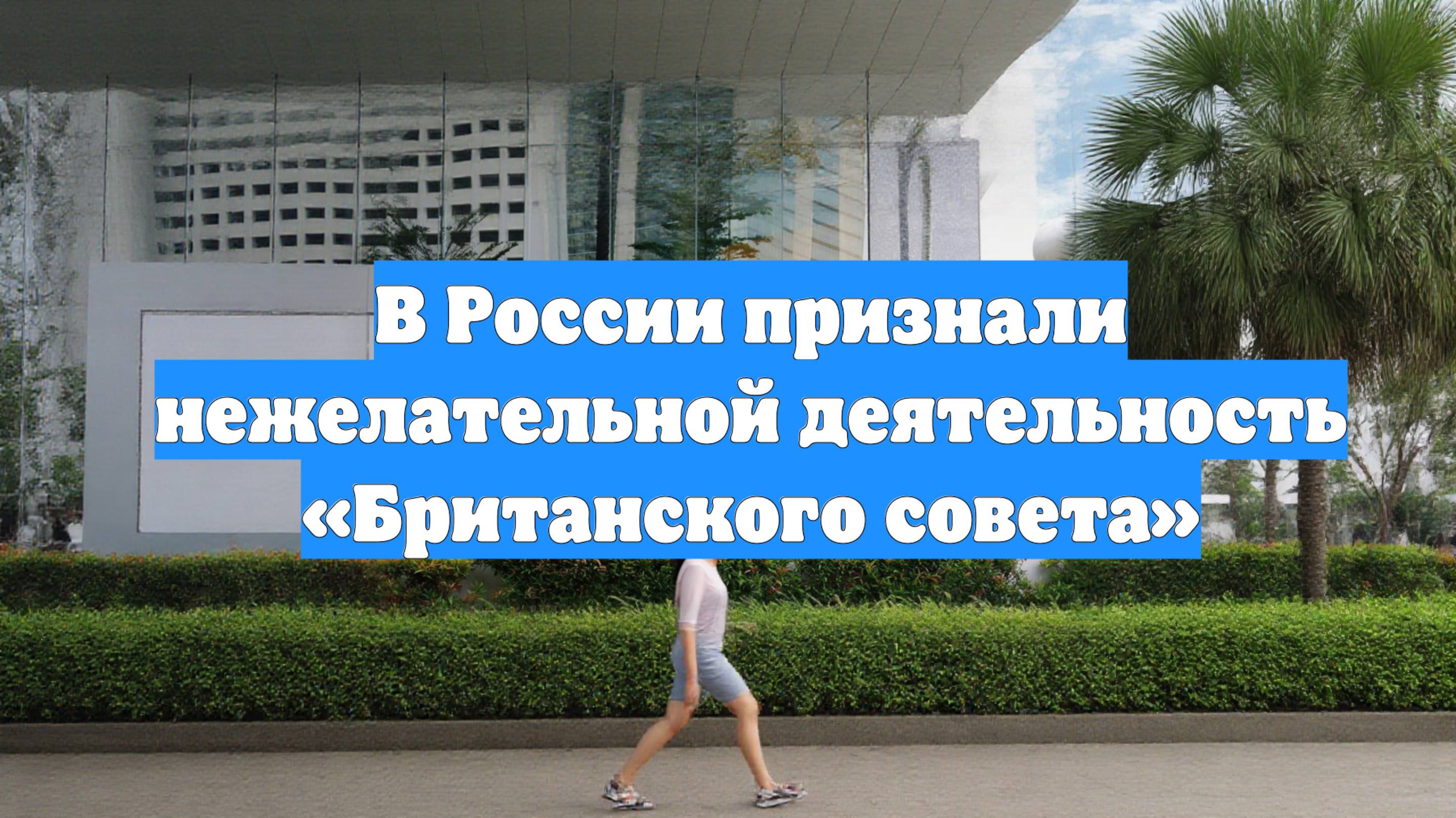 В России признали нежелательной деятельность «Британского совета»