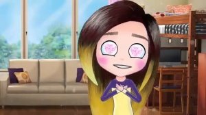 История моих волос Анимация Настик