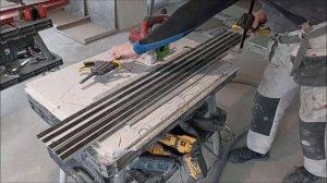 Ручной электрический плиткорез на шине. Модернизация