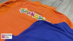 ДТФ на футболках в типографии "Мастерская печати"