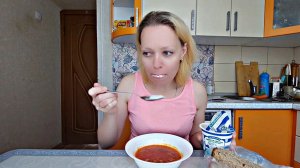 Борщ на обед 🍛 | Мукбанг
