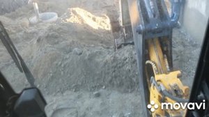 25 октября 2024 г. Jcb3cx копает траншею для водяной трубы