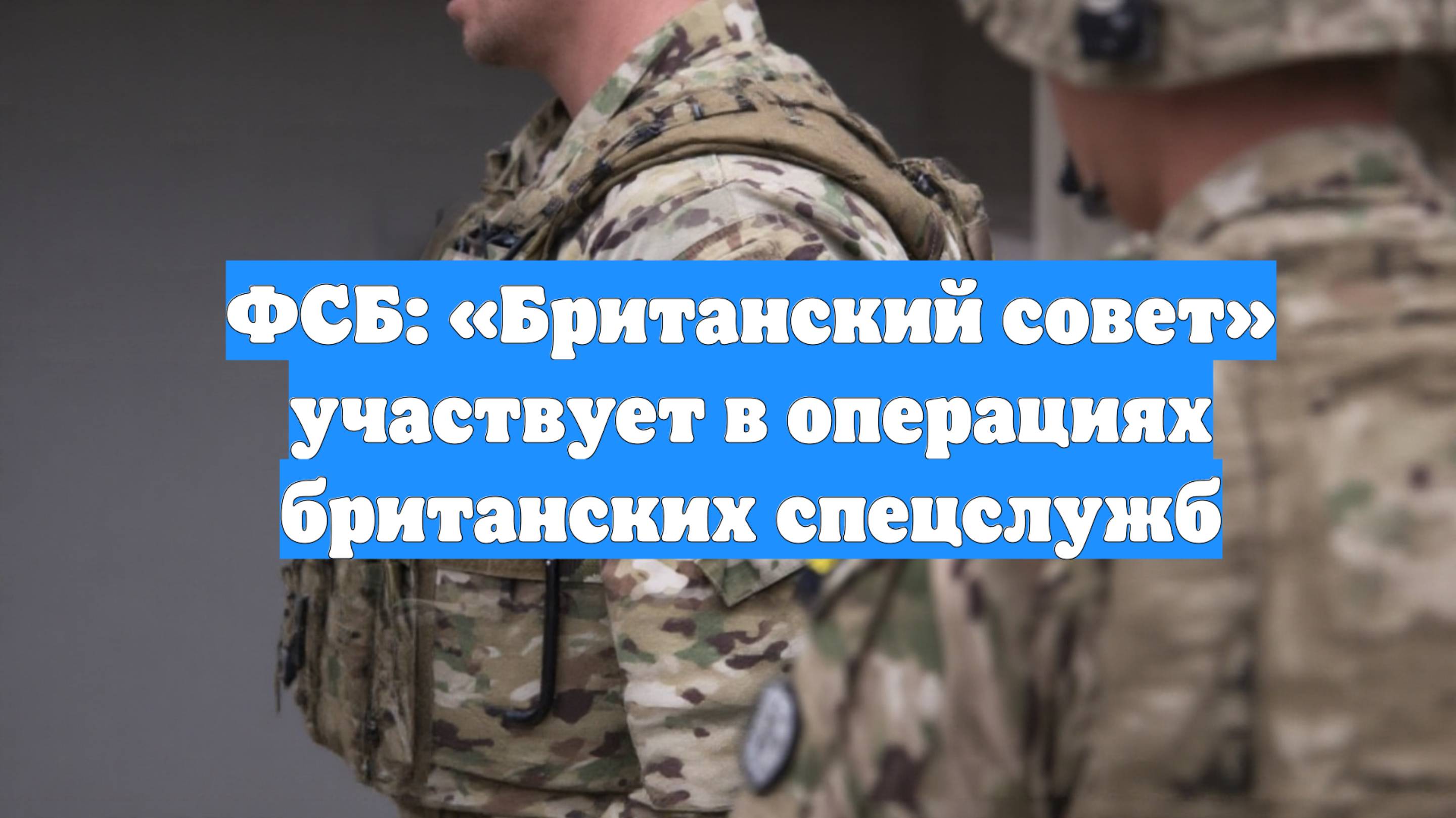 ФСБ: «Британский совет» участвует в операциях британских спецслужб