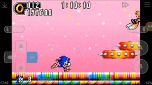 Битва с Доктором Эггманом!!!Тейлз спасён!!!Sonic Advance 2(Извините за отключенние звука)