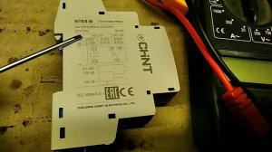 Реле времени с задержкой включения CHINT NTE8-B: обзор и тес