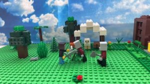 Lego фильм-Minecraft захват лагеря разбойников!