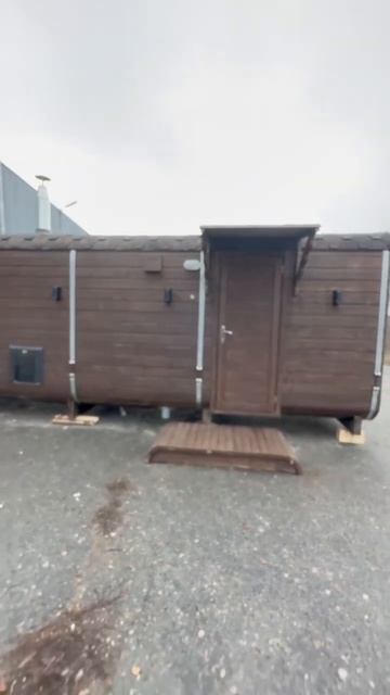 Баня квадро 6 метрів  вільха, з котелом на дровах #shots #tik смотреть онлайн