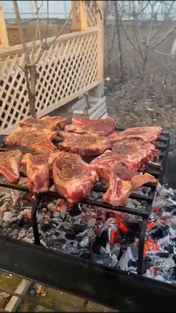 Чисто стейк на мангале смотреть онлайн