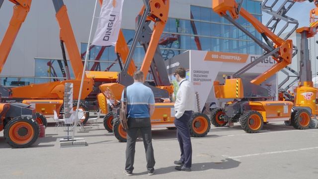 Выставка СТТ ЭКСПО 2025 на стенде DINGLI