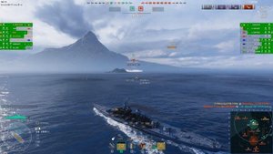 Линкор OHIO 235К Урона! Мир кораблей World of Warships