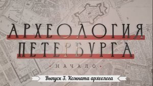 Археология Петербурга. Выпуск 3. Комната археолога