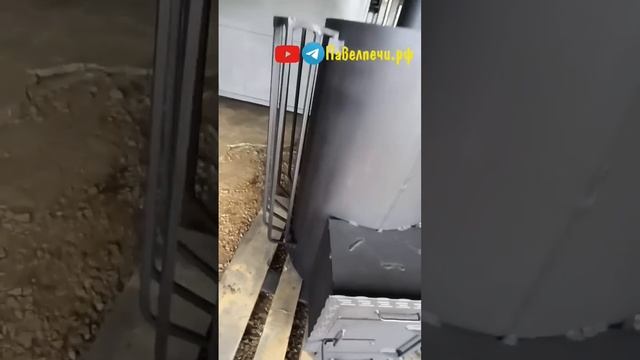 Надёжная печь для бани с баком из нержавейки #баня #купитьпечь