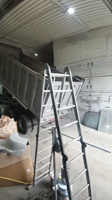 Покраска и пескоструйная обработка Самосвала Скания смотреть онлайн