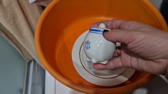 Отбеливаю фарфоровую посуду