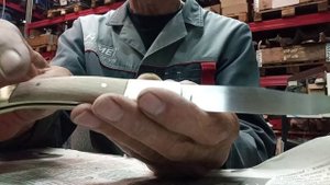 Складной нож, первый опыт.