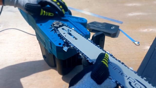 Установка цепи и шины FinePower CSE1816 смотреть онлайн