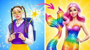 🧜♀️Преображение русалки Барби 💖 Где найти настоящий хвост?