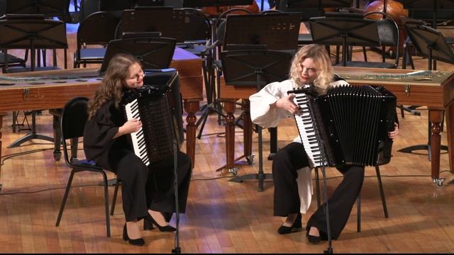 СТРАВИНСКИЙ Танго - аккордеонисты Ксения Гавва Анастасия Татарина / STRAVINSKY Tango - accordion duo