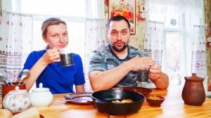 ГОТОВИМСЯ К ЗИМЕ ｜ НОВАЯ ПЕЧЬ В ПЕРВЫЙ ДОМ И ПОТОЛОК В ПРЕДБАННИК ｜ ФРИКАДЕЛЬКИ ИЗ НАТУРАЛЬНОГО МЯСА