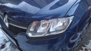 Лампы ДХО для рено логан