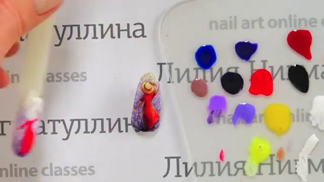 "Лавандовый пейзаж" из курса "Краски лета" / Дизайн но смотреть онлайн