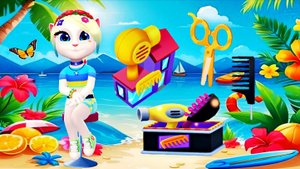 Летняя Обнова☀️ в игре Анджела2 добавили редактор причёсок💇♀️