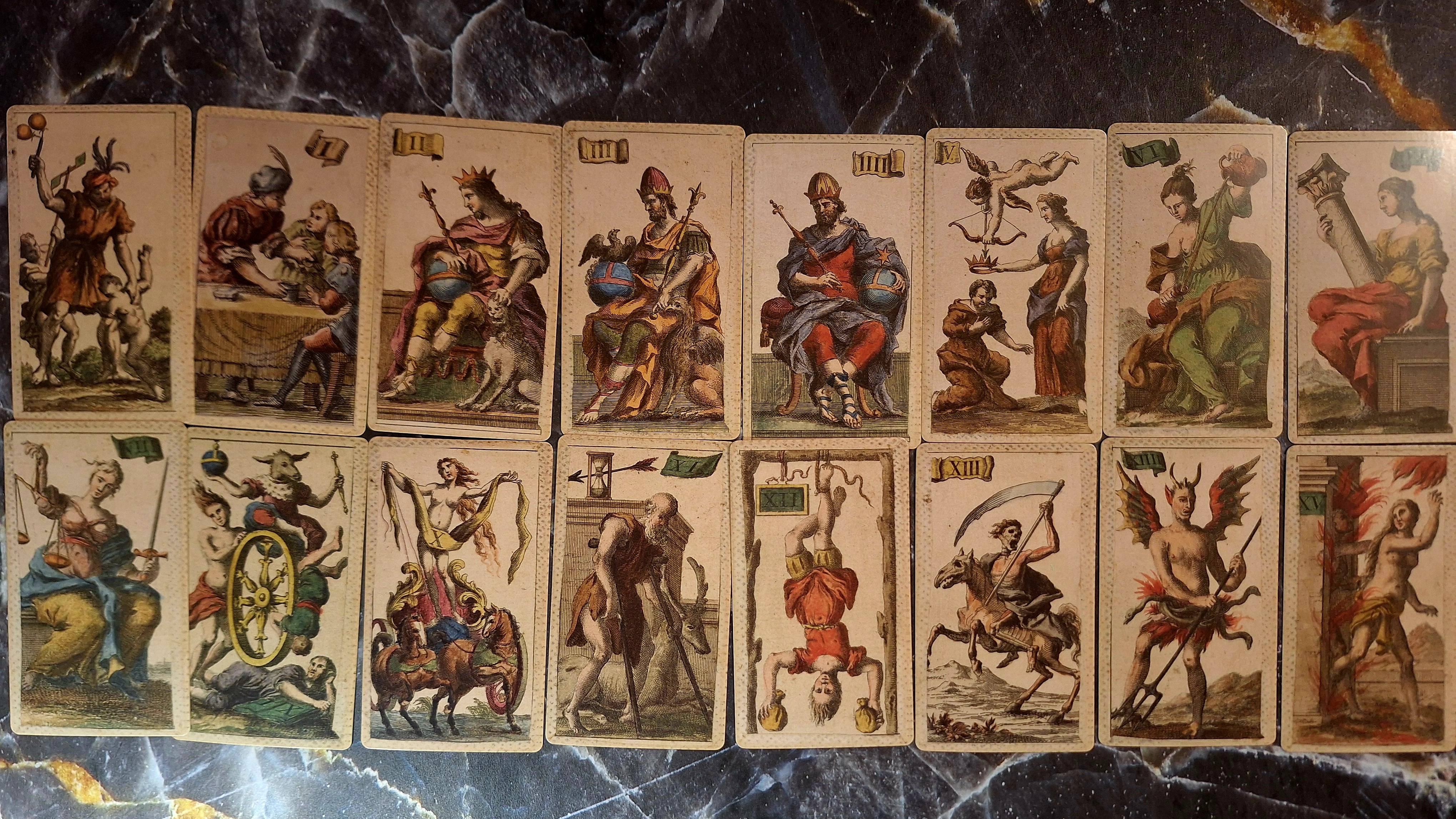 Карты Таро Minchiate Etruria ❤️  Старинные итальянские Минкиате Этрурия