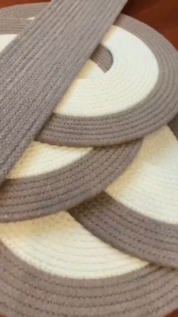 Сумка в технике зигзаг из хлопкового шнура❤️ ручная ? смотреть онлайн