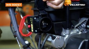 Самоходный бензиновый снегоуборщик на гусеничном ход