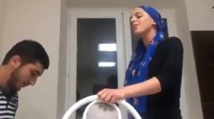 Чеченка поет на грузинском