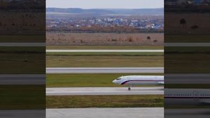 Звуки детства - звук самолёта Ту-154 😍