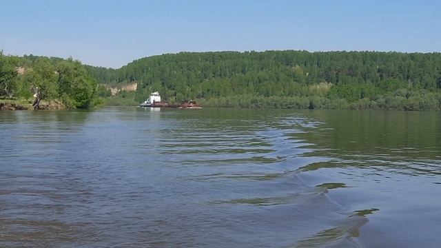 Навигация полным ходом на Иртыше.Теплоход Рт. смотреть онлайн