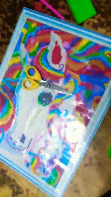 Алмазная мозайка.Единорог смотреть онлайн