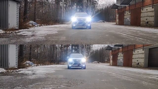 Лампы ближнего света фар ЛЕДы Н7\ светят ярче дальнего смотреть онлайн