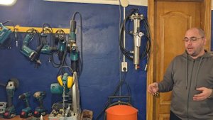 Самодельный влагоотделитель и пескоструй.