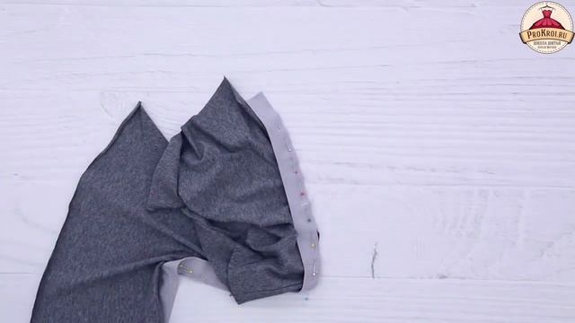 Обработка "V" горловины в трикотажном изделии. 1ый спос? смотреть онлайн