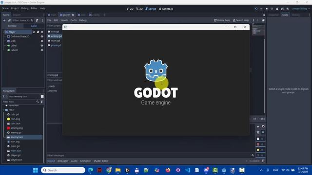 Реалізація механіки гри Vampire Survivors у Godot 4.3: перший прот? смотреть онлайн