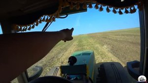 🚜ДИСКУЕМ в два следа на John Deere 8335R и Claas Axion 940. Уборка ра