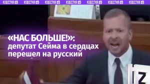 «Нас, русских, больше»: депутат Сейма Латвии далеко послал русофобов из правительства