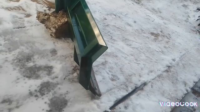 Снеговой отвал для мини трактора.
