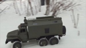 RC Ural WPL B36 vs Russian Winter / Test drive УРАЛ на Радиоуправлении